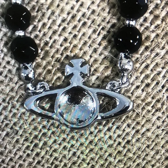 Vivienne Westwood Black Orb Necklace - Picture 5 of 5